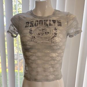 Brooklyn Lace Top - White